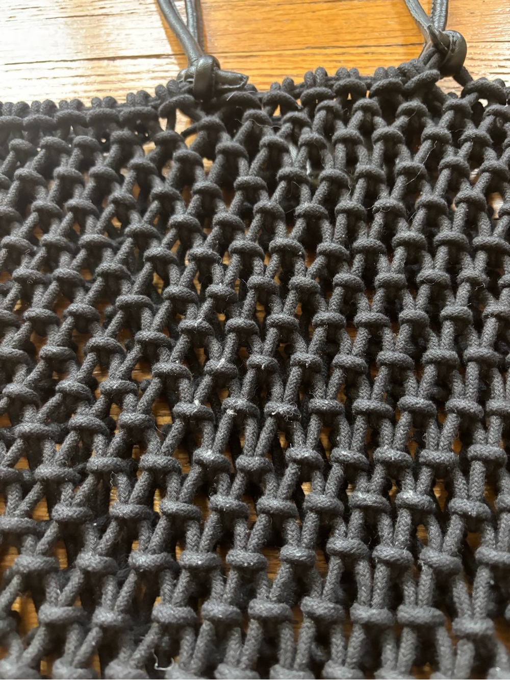 Clare V Sandy Woven Tote in Black - Picture 4 of 6